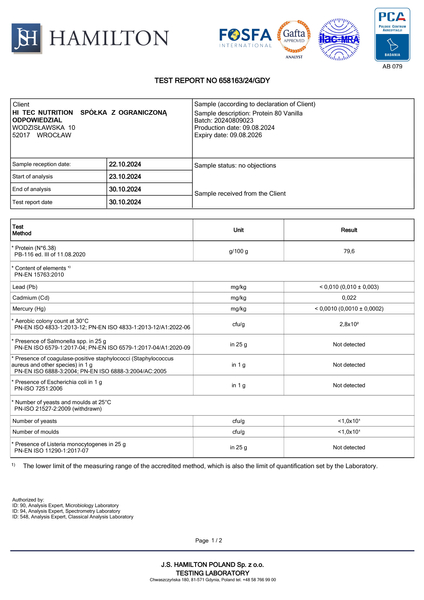 Protein 80- 1000g