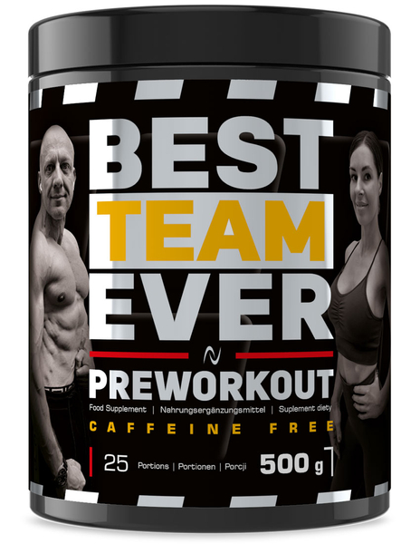 Best Team Ever Preworkout Caffeine Free - 500g